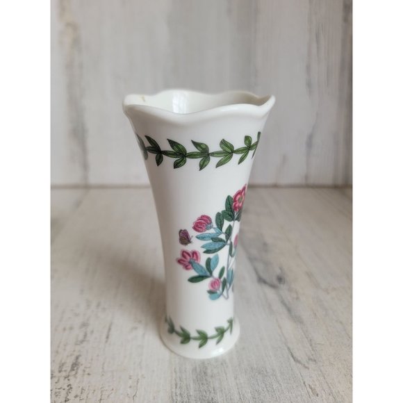 Portmeirion Botanic Gardens Rhododendron 5" bud vase - Picture 2 of 8